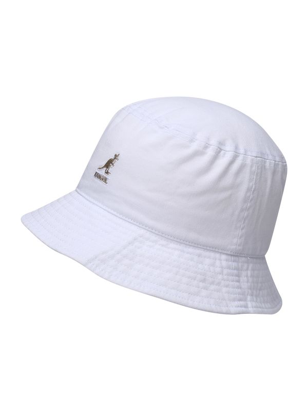 KANGOL KANGOL Шапка с периферия  кафяво / бяло