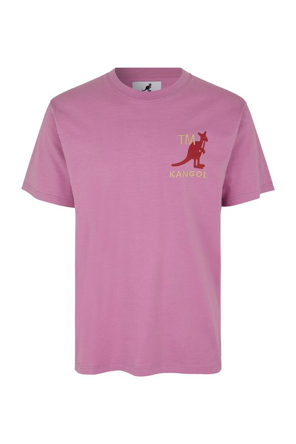 KANGOL KANGOL Тениска 'Harlem'  злато / еосин / червено