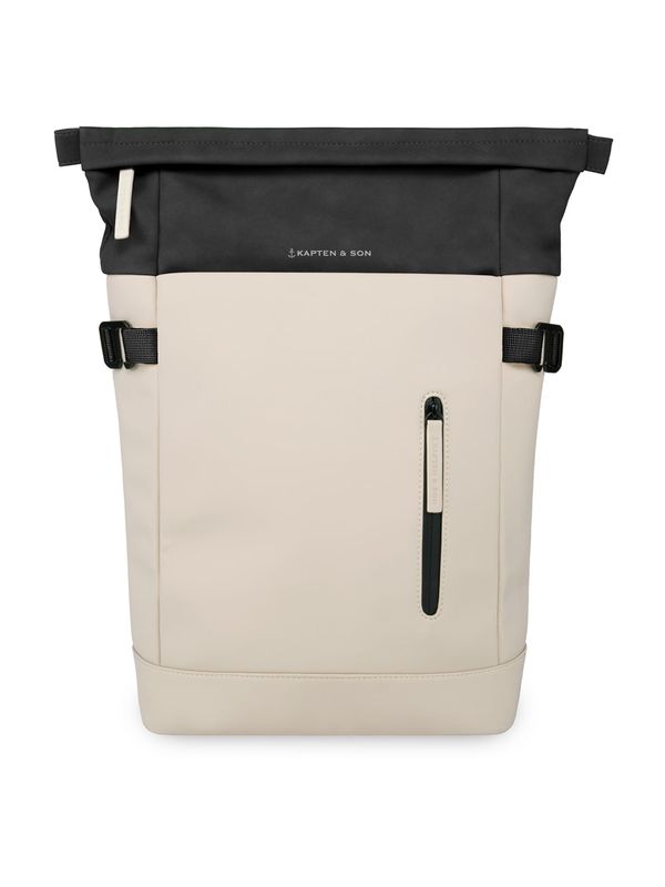 Kapten & Son Kapten & Son Раница 'Aarhus Cream Black'  бежово / черно