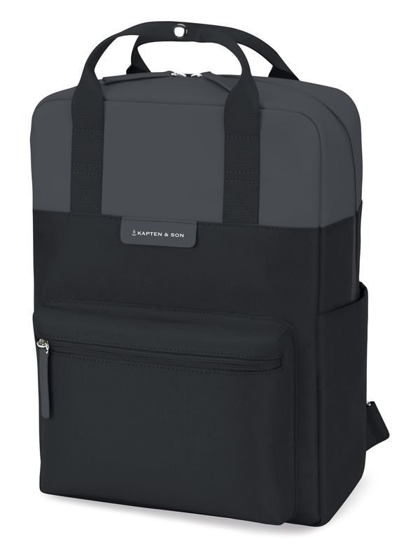 Kapten & Son Kapten & Son Раница 'Bergen Midnight Blue'  нощно синьо / тъмносиво / бяло