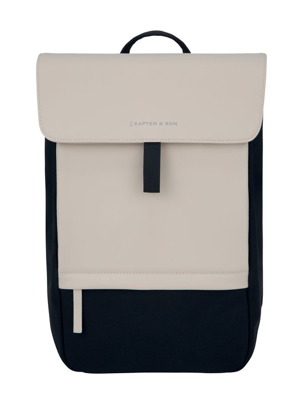 Kapten & Son Kapten & Son Раница 'Fyn Cream Black'  кремаво / черно