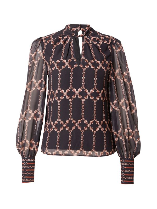 Karen Millen Karen Millen Блуза  бежово / кафяво / ръждиво кафяво / черно