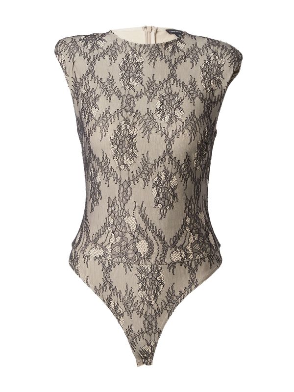Karen Millen Karen Millen Риза боди  бежово / черно