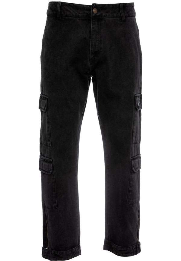 Karl Kani Karl Kani Карго дънки  черен деним / бяло