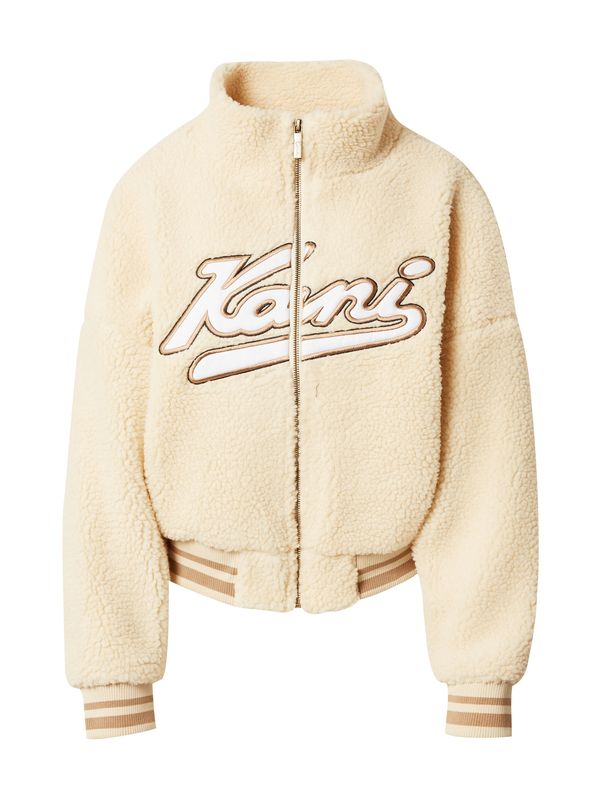 Karl Kani Karl Kani Поларено яке  цвят "пясък" / тъмнобежово / бяло