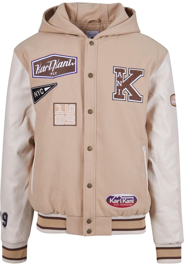 Karl Kani Karl Kani Преходно яке  цвят "пясък" / тъмнокафяво / черно / бяло