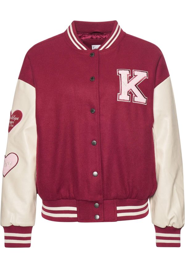 Karl Kani Karl Kani Преходно яке  розово / червено / мръсно бяло