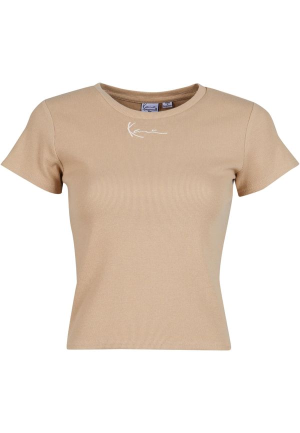 Karl Kani Karl Kani Тениска  цвят "пясък" / бяло