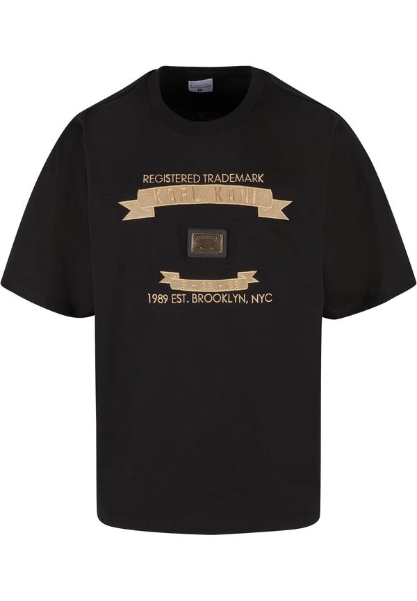 Karl Kani Karl Kani Тениска 'KM241-003-1'  кремаво / черно