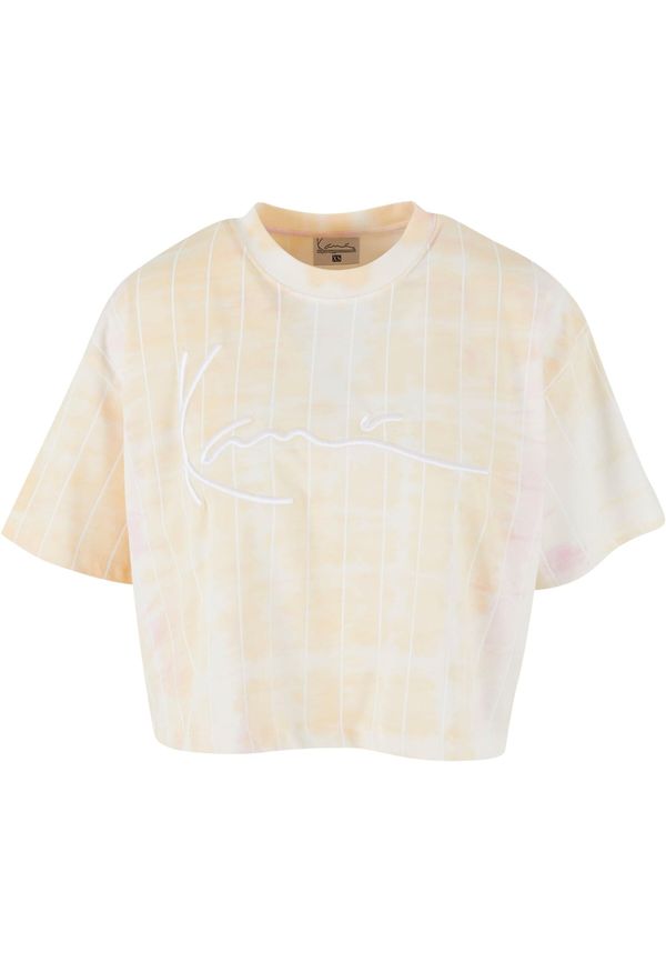 Karl Kani Karl Kani Тениска 'KW222-030-1'  праскова / мръсно бяло