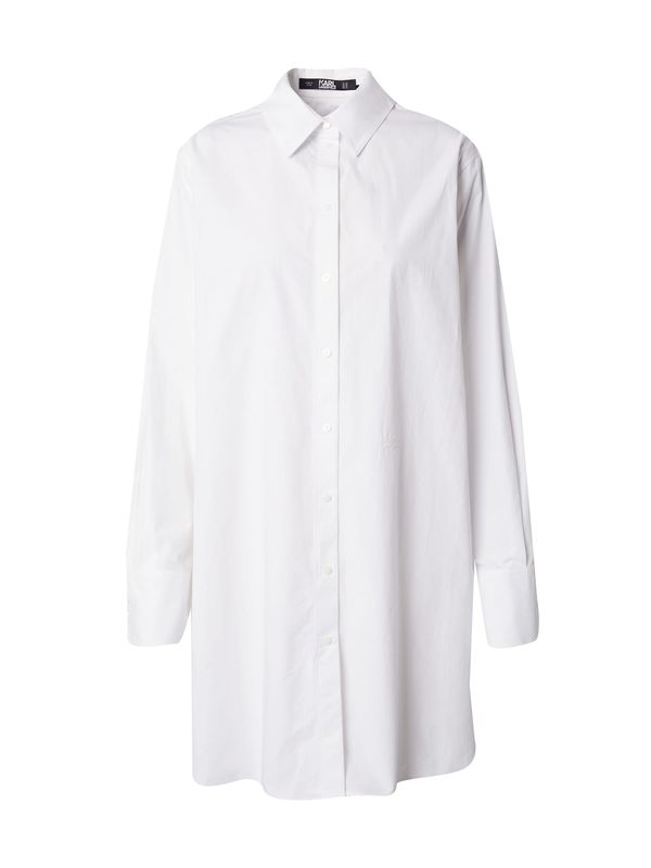 Karl Lagerfeld Karl Lagerfeld Блуза  черно / прозрачно / мръсно бяло