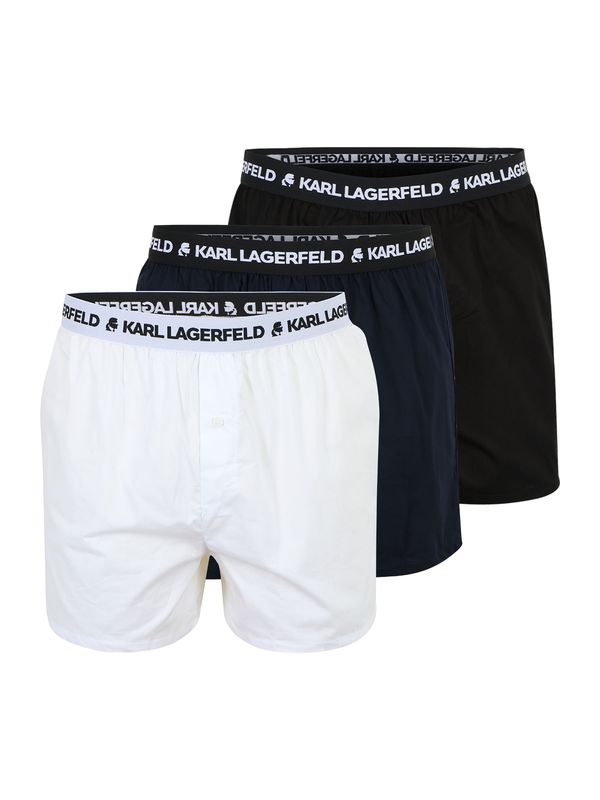 Karl Lagerfeld Karl Lagerfeld Боксерки  нощно синьо / черно / бяло