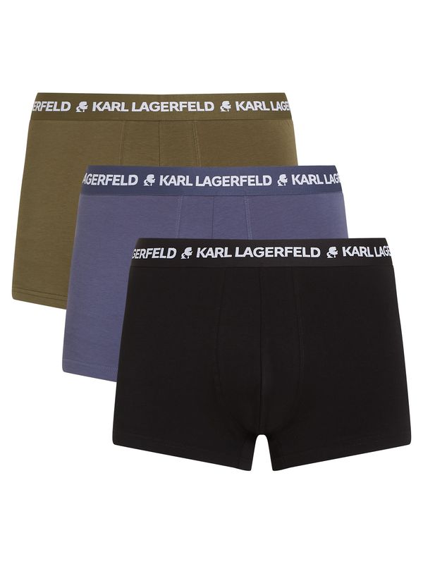 Karl Lagerfeld Karl Lagerfeld Боксерки  синьо / каки / бяло