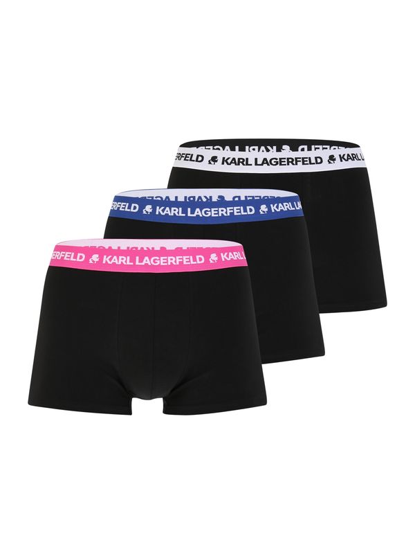 Karl Lagerfeld Karl Lagerfeld Боксерки  синьо / светлорозово / черно / бяло