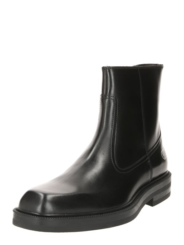 Karl Lagerfeld Karl Lagerfeld Ботуши 'KRAFTMAN'  черно / сребърно