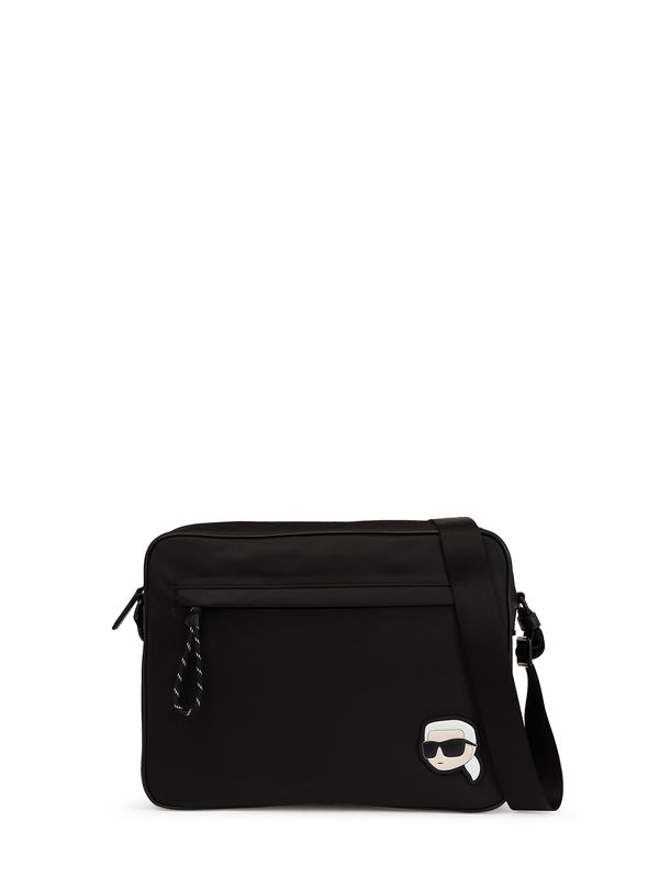 Karl Lagerfeld Karl Lagerfeld Чанта през рамо „Messenger“  телесен цвят / черно / бяло