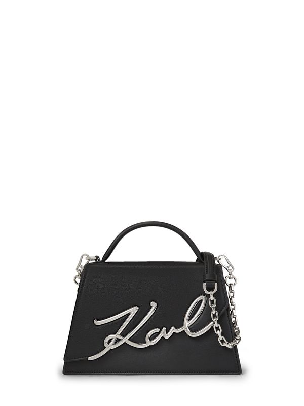 Karl Lagerfeld Karl Lagerfeld Чанта с презрамки  черно / сребърно