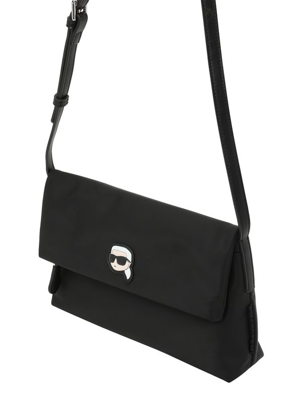 Karl Lagerfeld Karl Lagerfeld Чанта с презрамки 'Ikonik 2.0'  бежово / черно / бяло