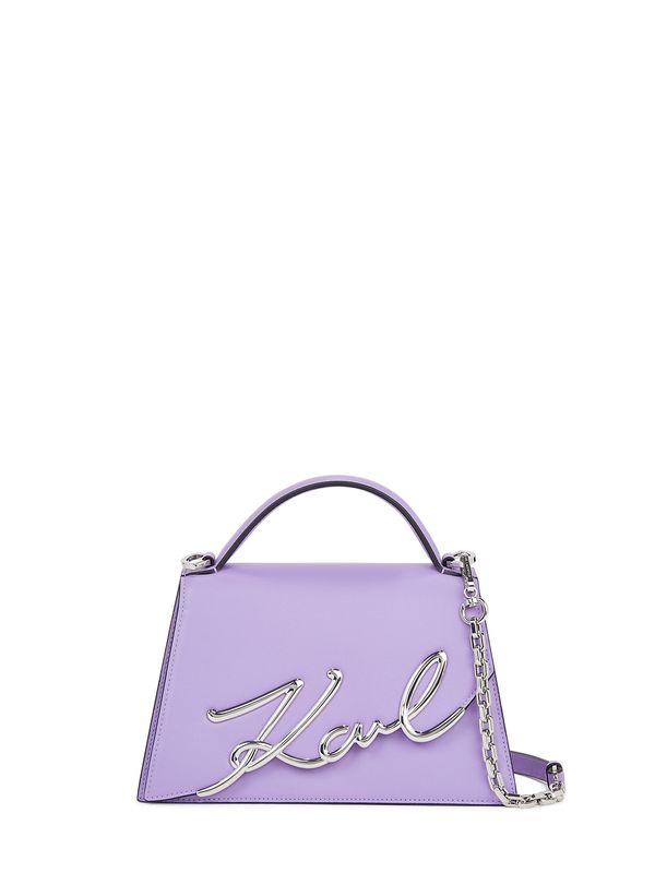 Karl Lagerfeld Karl Lagerfeld Чанта с презрамки  лилав / сребърно