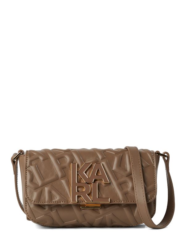 Karl Lagerfeld Karl Lagerfeld Чанта с презрамки 'Logo'  таупе сиво