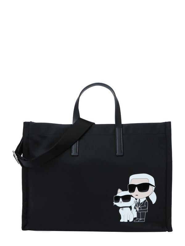 Karl Lagerfeld Karl Lagerfeld "Чанта тип ""Shopper""" 'Ikonik 2.0'  бежово / черно / бяло