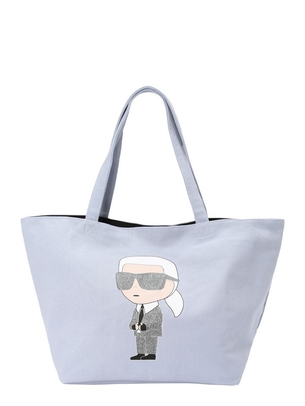 Karl Lagerfeld Karl Lagerfeld "Чанта тип ""Shopper""" 'Ikonik 2.0'  пастелно синьо / сиво / черно / бяло