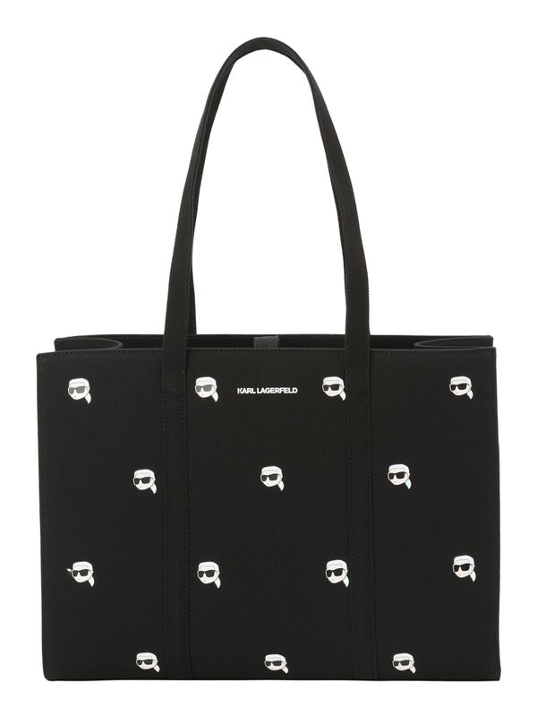 Karl Lagerfeld Karl Lagerfeld "Чанта тип ""Shopper""" 'Ikonik 2.0'  телесен цвят / черно / бяло