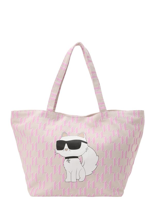 Karl Lagerfeld Karl Lagerfeld "Чанта тип ""Shopper""" 'K/Ikonik 2.0'  бежово / светлорозово / черно / бяло