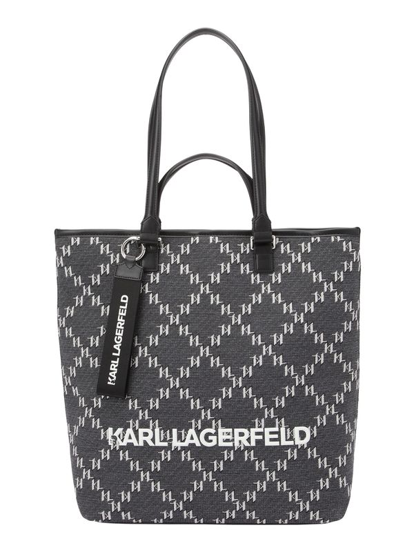 Karl Lagerfeld Karl Lagerfeld "Чанта тип ""Shopper"""  сиво / черно / бяло