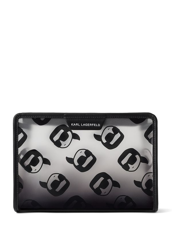 Karl Lagerfeld Karl Lagerfeld Чанта за козметика  черно / прозрачно