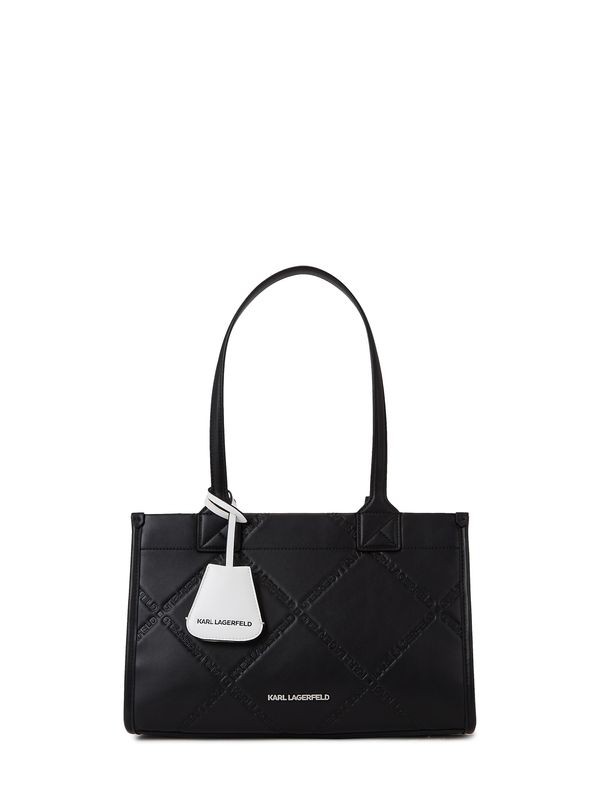 Karl Lagerfeld Karl Lagerfeld Чанта за през рамо  черно / сребърно / бяло