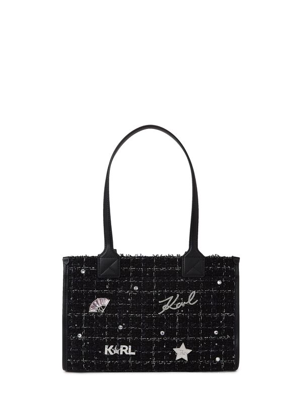 Karl Lagerfeld Karl Lagerfeld Чанта за през рамо  светлосиньо / бледорозово / черно / сребърно