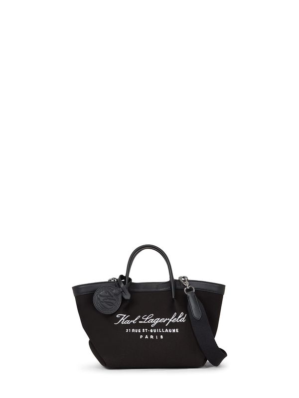 Karl Lagerfeld Karl Lagerfeld Дамска чанта  черно / бяло