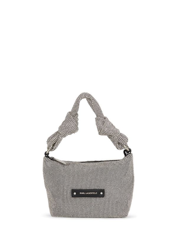 Karl Lagerfeld Karl Lagerfeld Дамска чанта 'Evening'  черно / сребърно
