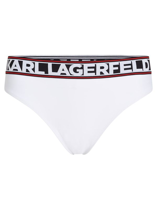 Karl Lagerfeld Karl Lagerfeld Долнище на бански тип бикини  червено / черно / бяло