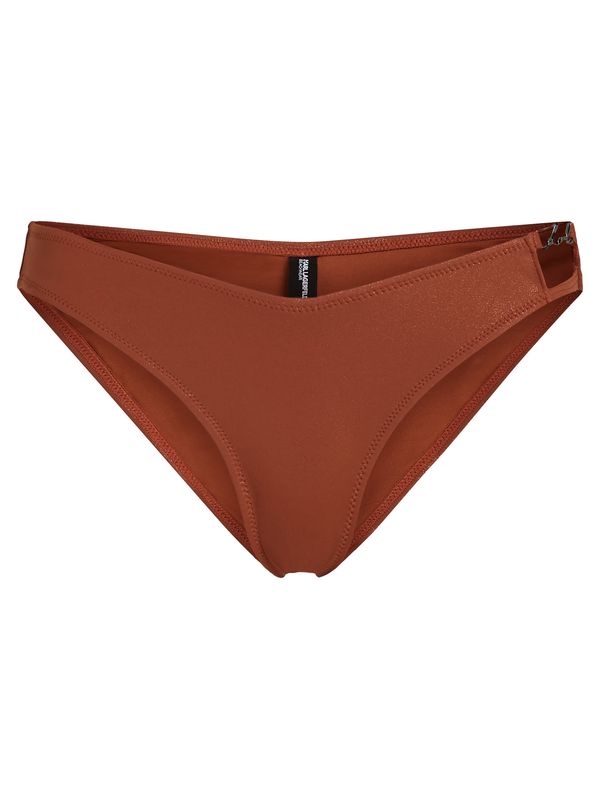 Karl Lagerfeld Karl Lagerfeld Долнище на бански тип бикини  ръждиво червено