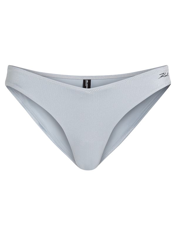 Karl Lagerfeld Karl Lagerfeld Долнище на бански тип бикини  сребърно сиво