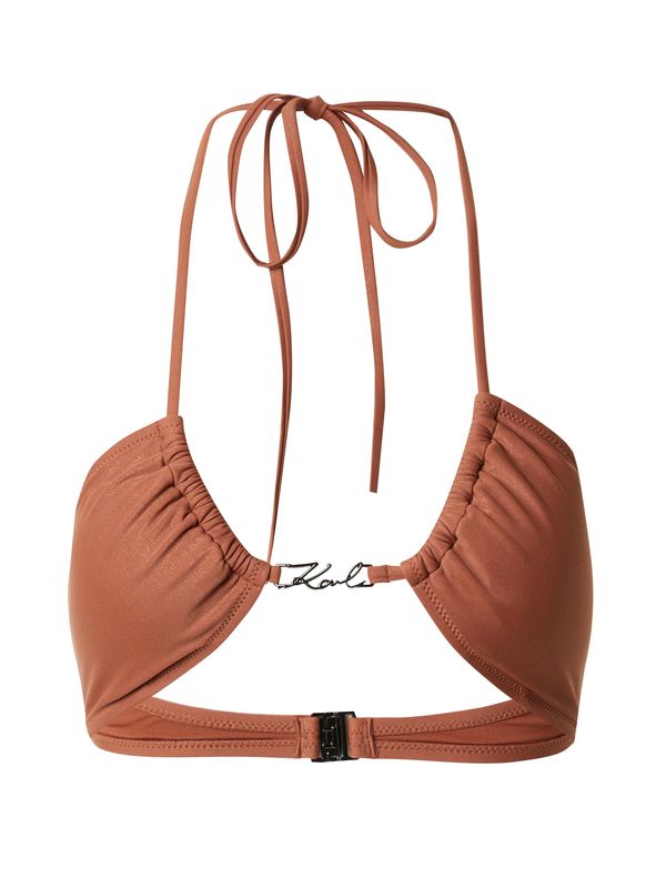 Karl Lagerfeld Karl Lagerfeld Горнище на бански  бронз