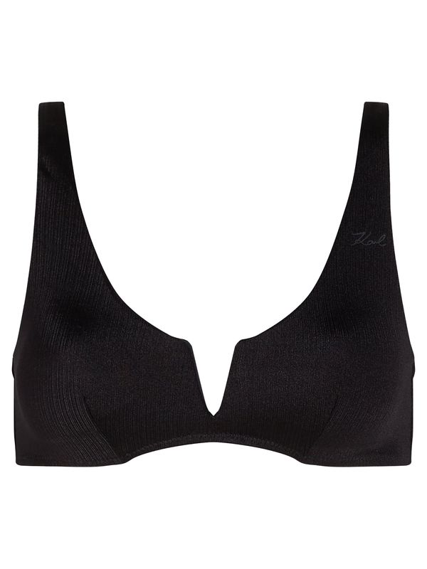 Karl Lagerfeld Karl Lagerfeld Горнище на бански 'DNA'  черно