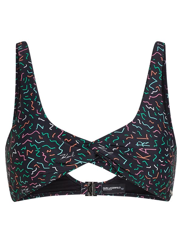 Karl Lagerfeld Karl Lagerfeld Горнище на бански 'Geometric'  синьо / зелено / лилав / оранжево / черно