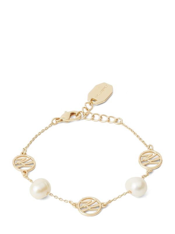 Karl Lagerfeld Karl Lagerfeld Гривна  злато / перлено бяло