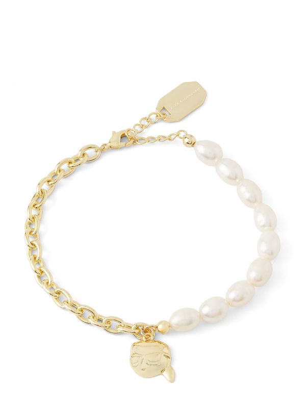 Karl Lagerfeld Karl Lagerfeld Гривна  злато / перлено бяло