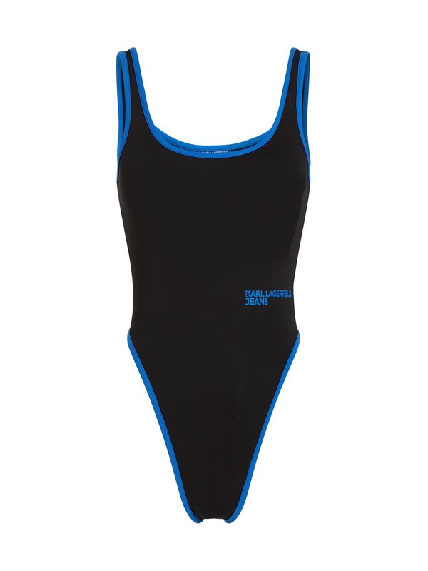 KARL LAGERFELD JEANS KARL LAGERFELD JEANS Бански костюм  синьо / черно