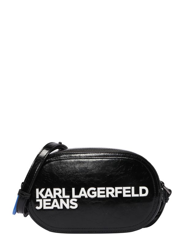 KARL LAGERFELD JEANS KARL LAGERFELD JEANS Чанта с презрамки  черно / бяло