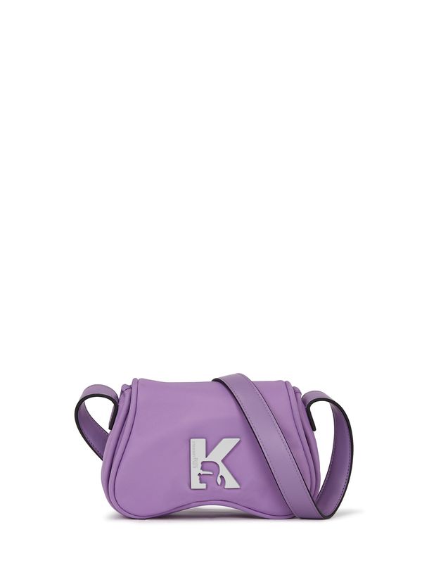 KARL LAGERFELD JEANS KARL LAGERFELD JEANS Чанта с презрамки 'Sunglasses Nano'  лилав / сребърно