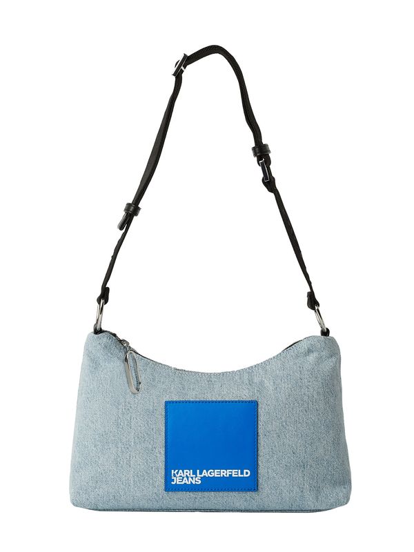 KARL LAGERFELD JEANS KARL LAGERFELD JEANS Чанта за през рамо  нейви синьо / светлосиньо / черно / бяло