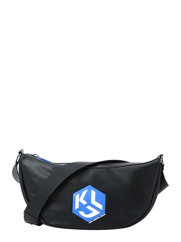 KARL LAGERFELD JEANS KARL LAGERFELD JEANS Чанта за през рамо  синьо / черно / бяло