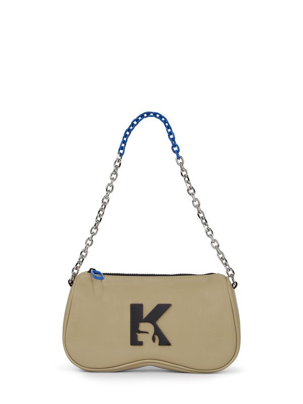 KARL LAGERFELD JEANS KARL LAGERFELD JEANS Чанта за през рамо  тъмнобежово / черно