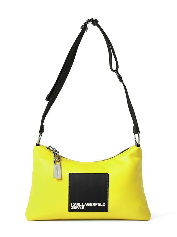 KARL LAGERFELD JEANS KARL LAGERFELD JEANS Чанта за през рамо  жълто / черно / бяло