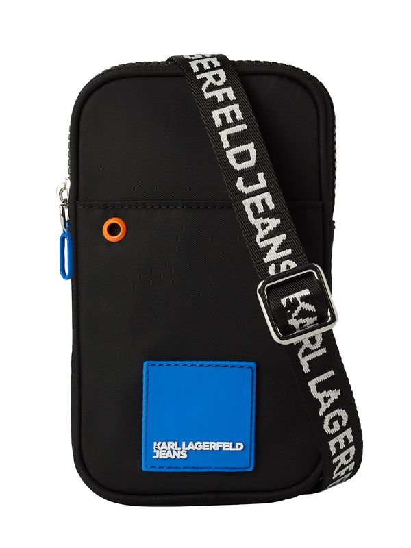 KARL LAGERFELD JEANS KARL LAGERFELD JEANS Калъф за смартфон  небесносиньо / черно / бяло